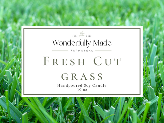 Fresh Cut Grass - 10oz Soy Candle