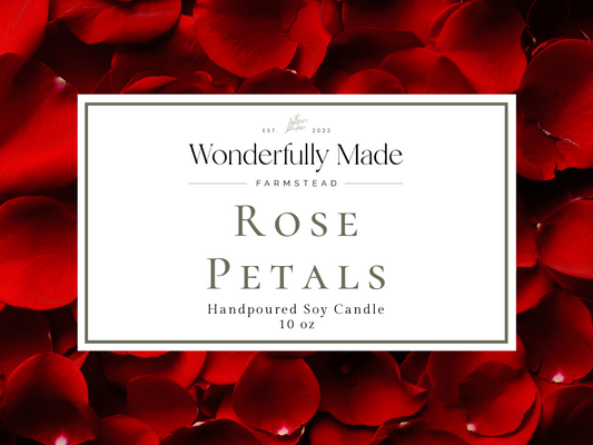 Rose Petals - 10oz Soy Candle