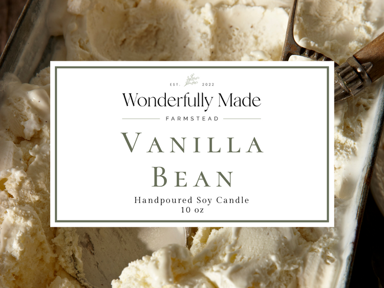 Vanilla Bean - 10oz Soy Candle