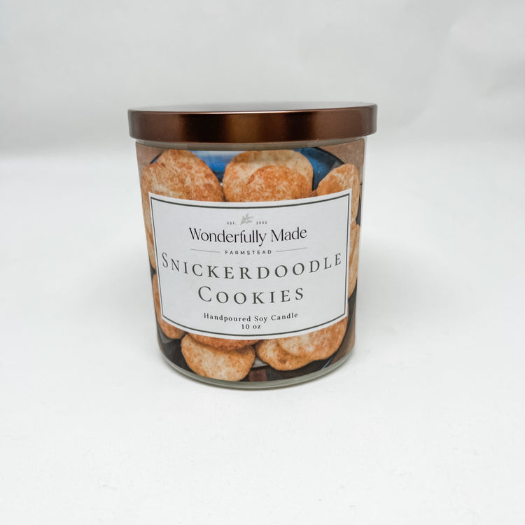 Snickerdoodle Cookies - 10oz Soy Candle