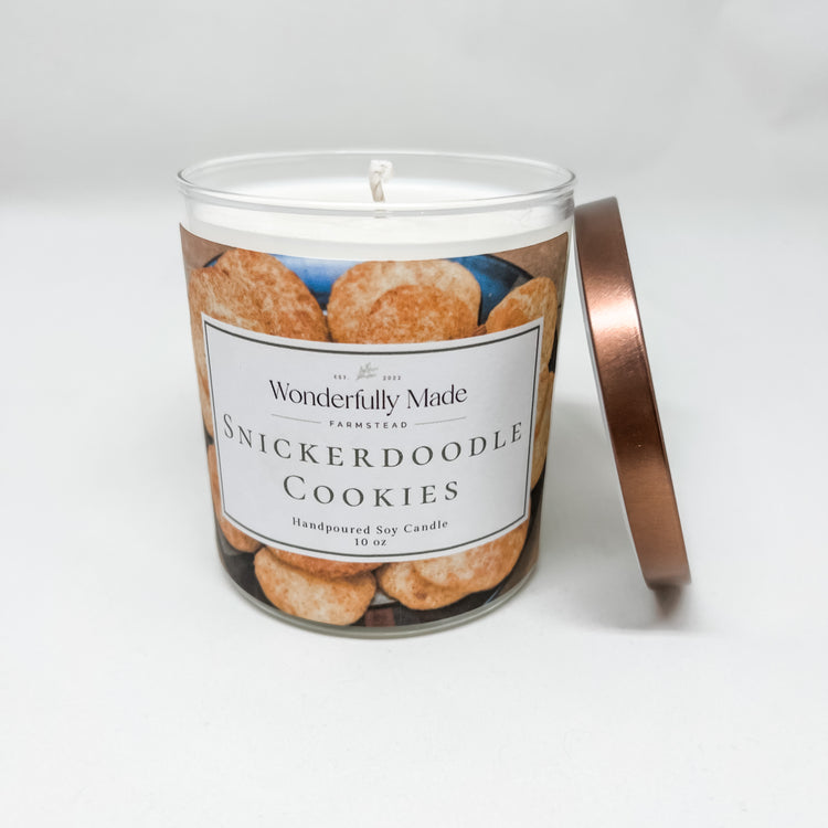 Snickerdoodle Cookies - 10oz Soy Candle